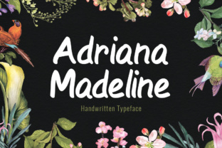 Adriana Madeline: A Charming Script Handwritten Font