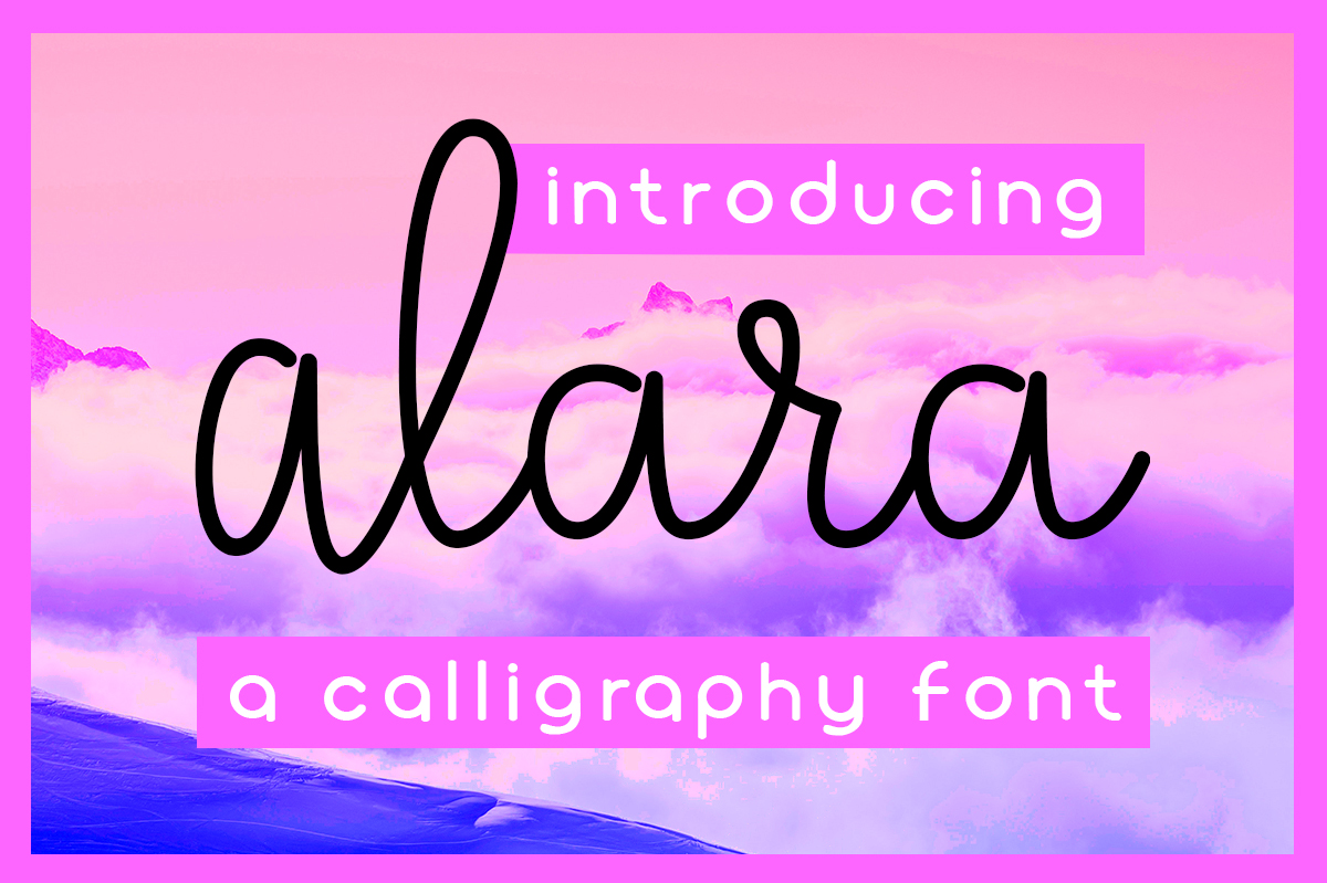 Alara: The Perfect Script Font for Modern Branding