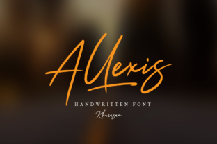Allexis: A Script Handwritten Font for Elegant Branding
