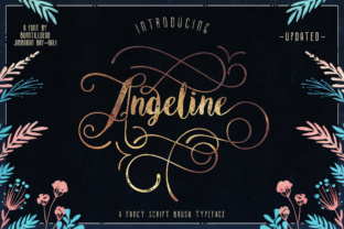 Angeline: A Swashy Script Font for Crafters and Creators