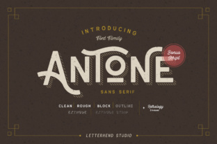 Antone Family: A Versatile Sans Serif Font for Modern Design