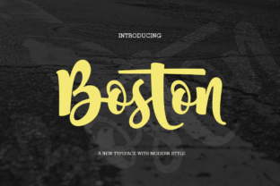 Boston: A Striking Script Handwritten Font for Editorial Design