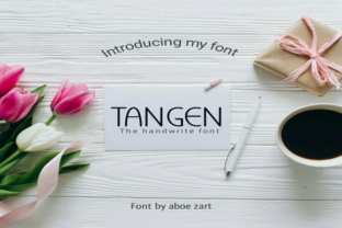 Discover Tangen: A Modern Script Font for Editorial Design