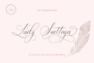 Discover the Elegance of Lady Suettaya Font