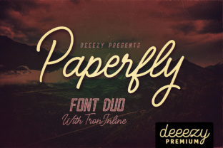 Discovering Paperfly: A Cool Monoline Font for Creative Branding
