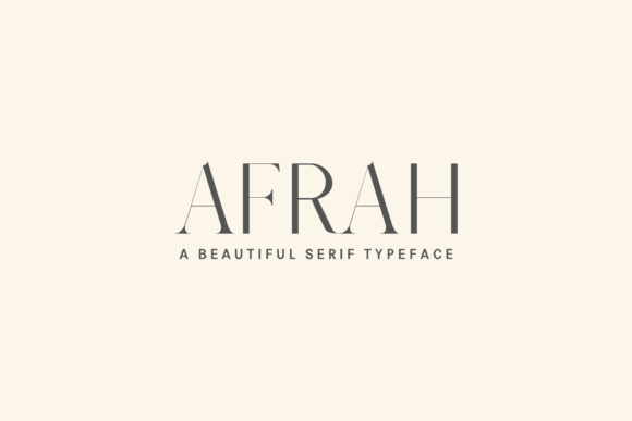 Elevate Your Web Design with Afrah Family Font