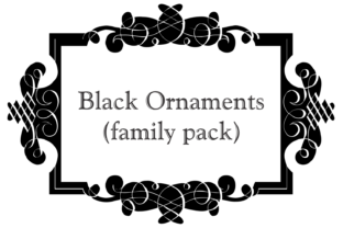 Enhance Your Brand with Black Ornaments Family Font