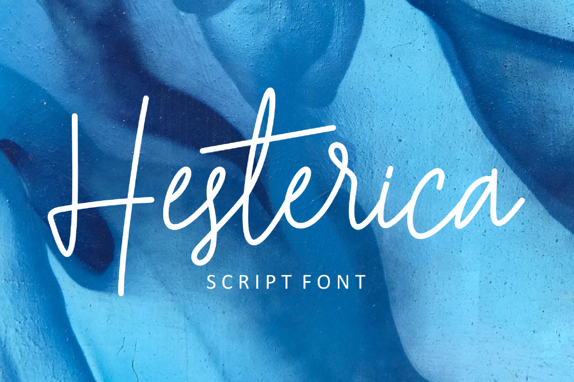 Enhance Your Brand with Hesterica: A Clean, Bouncy Script Font