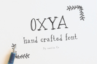 Enhance Your Web Design with OXYA Handwritten Font