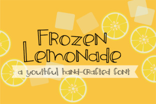 Enhance Your Web Design with ZP Frozen Lemonade Font