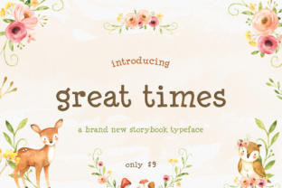 Great Times: A Charming Serif Font for Makers and Creators