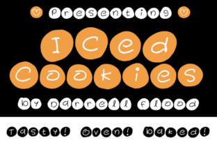 Iced Cookies: A Fun and Casual Font for Baking Brands