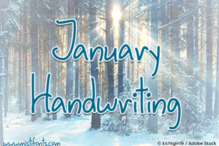 January Handwriting: A Fun and Quirky Font for Creative Campaigns
