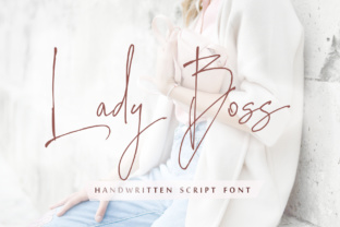 Lady Boss: A Delicate, Feminine Modern Handwritten Font