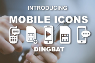 Mobile Icons: A Versatile Dingbats Font for Creative Projects