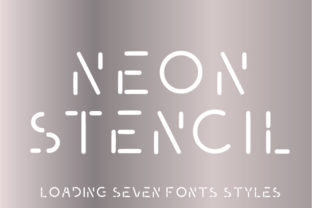 Neon Stencil: A Modern Sans Serif Font for Bold Campaigns