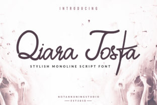 Qiara Tosfa: A Beautiful Calligraphy Font for Editorial Design