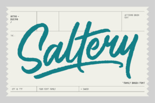Saltery: The Perfect Brush Font for Modern Campaigns