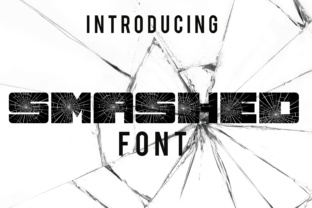 Smashed: The Perfect Textured Font for Creative Makers