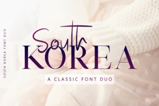 South Korea: A Versatile Font Duo for Elegant Branding