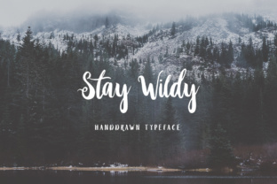 Stay Wildy: A Handwritten Script Font for Crafters