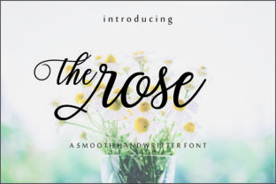 The Rose Script: An Elegant Handwritten Font for Designers