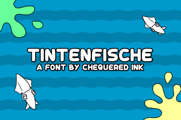 Tintenfische: A Playful Script Handwritten Font for Digital Design