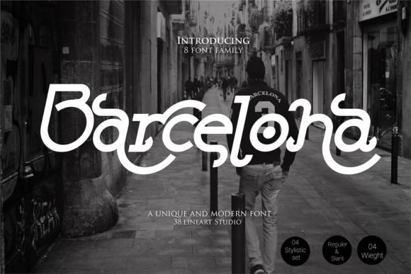 Transform Your Brand with Barcelona Family Font
