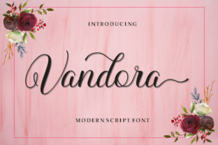 Vandora: A Dynamic Script Handwritten Font for Crafters