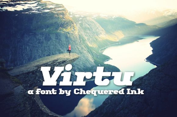 Virtu: A Cartoony Western Font for Creative Campaigns